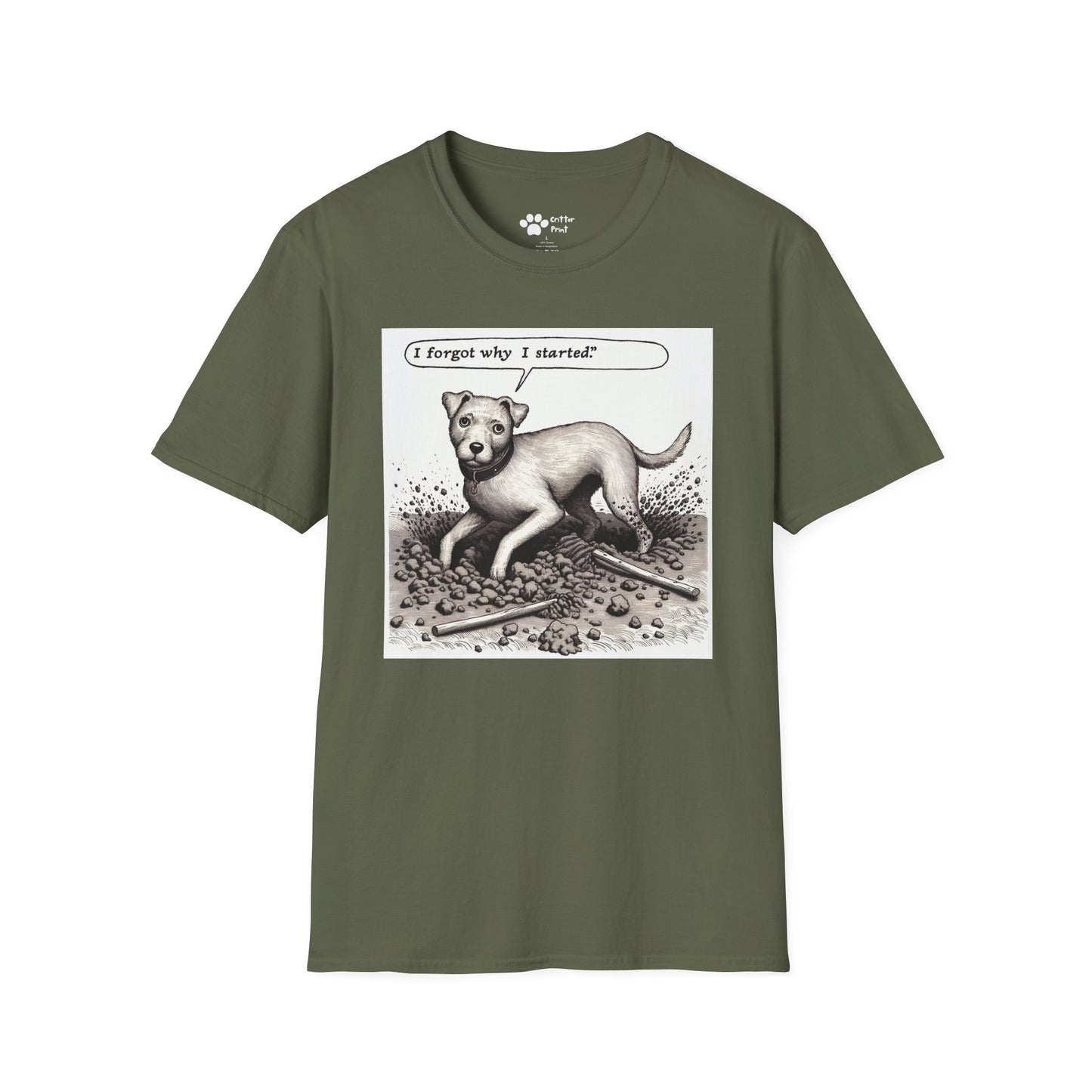 Digging Dog T-Shirt