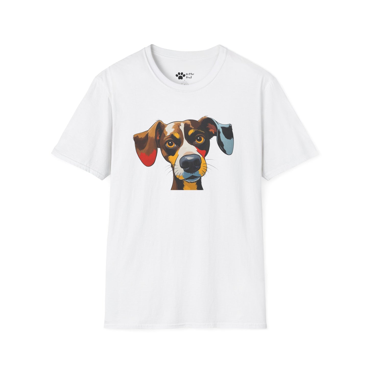Calm Colorful Dog T-Shirt