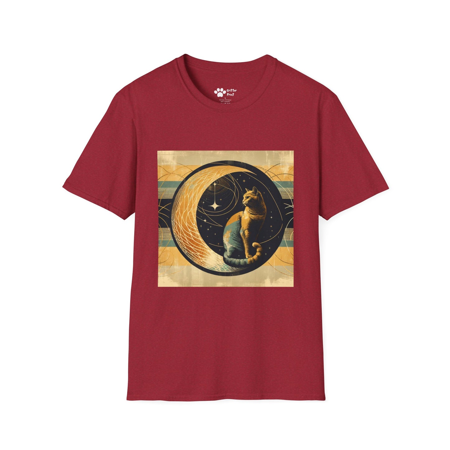 Vintage Moon Cat T-Shirt