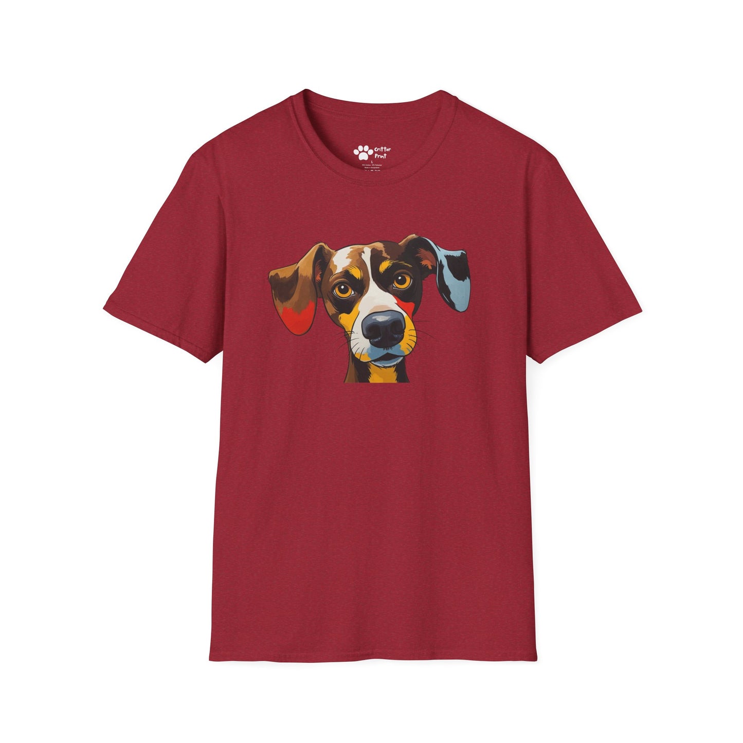 Calm Colorful Dog T-Shirt