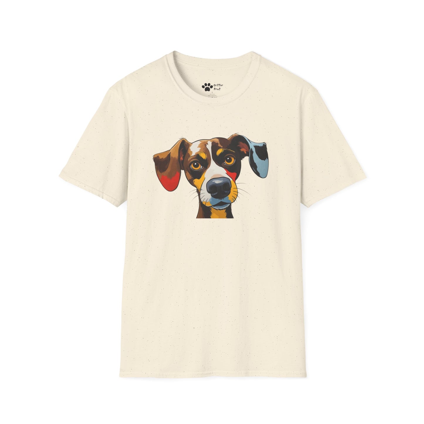 Calm Colorful Dog T-Shirt