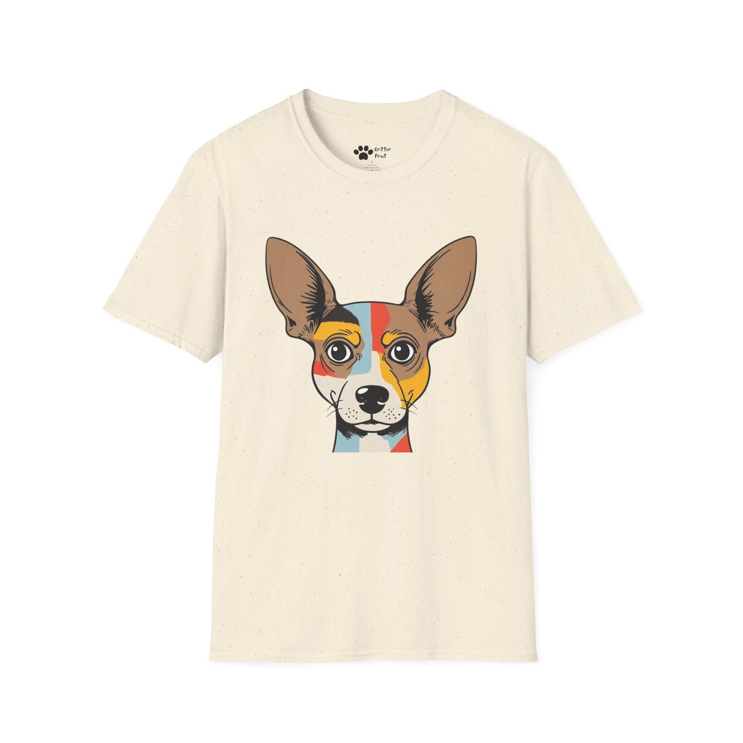 Chihuahua Head With Color T-Shirt
