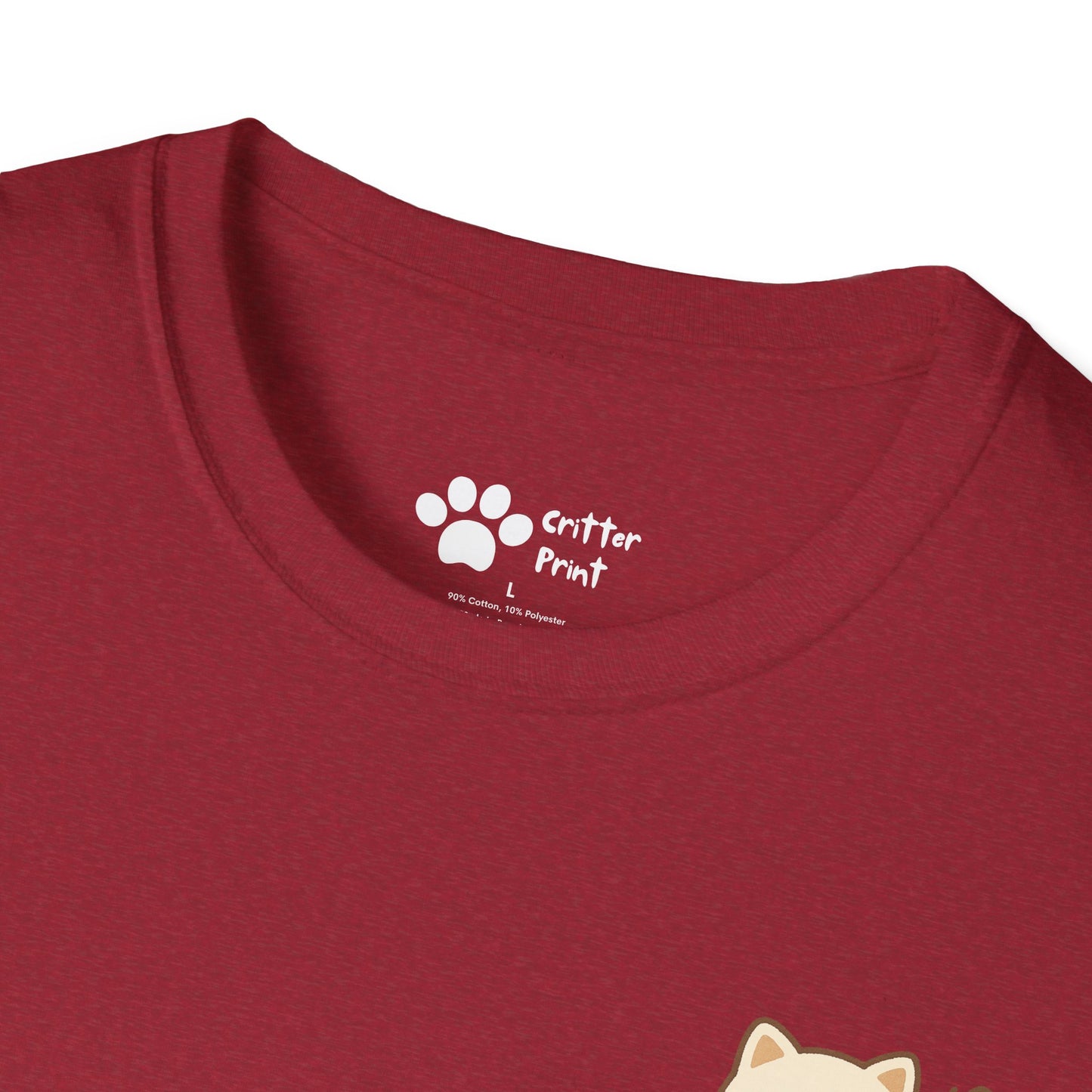 Butterfly Cat Pec Logo T-Shirt