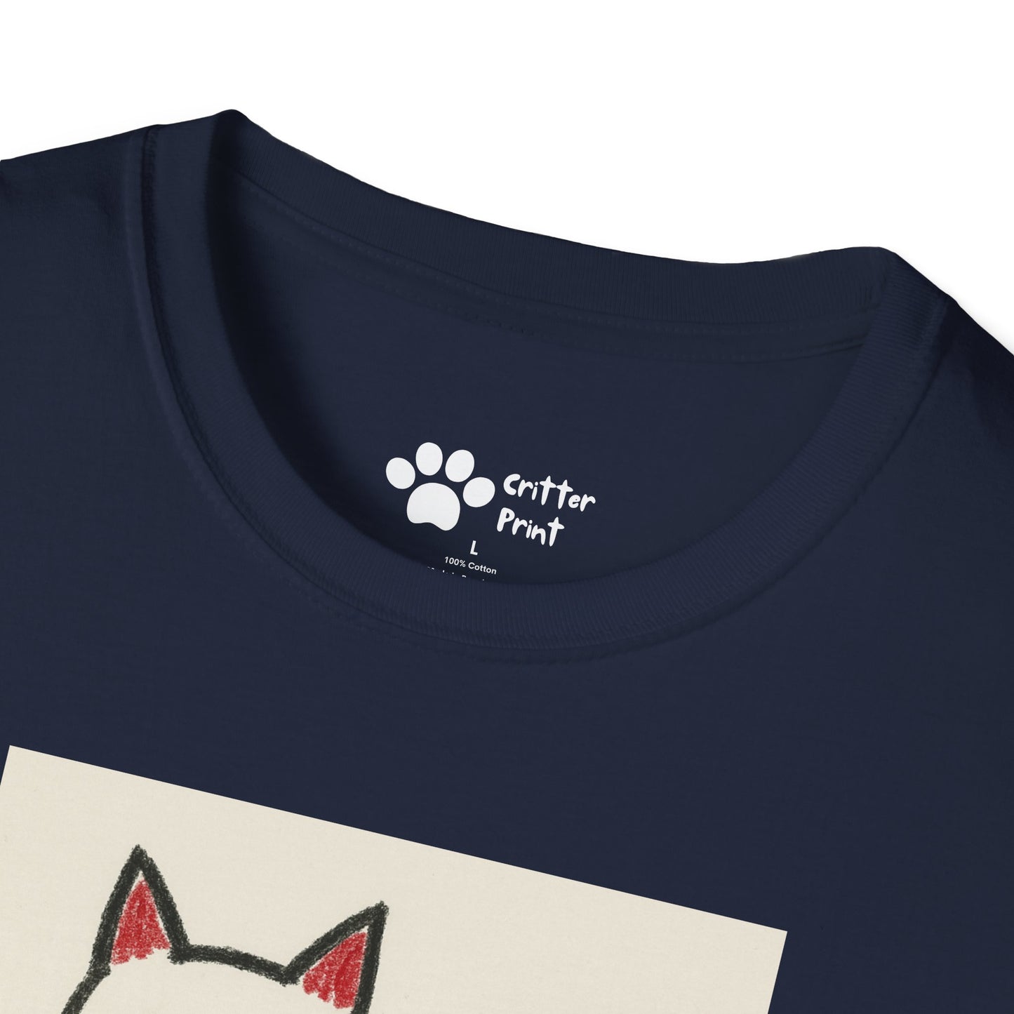 Cat Drawing T-Shirt