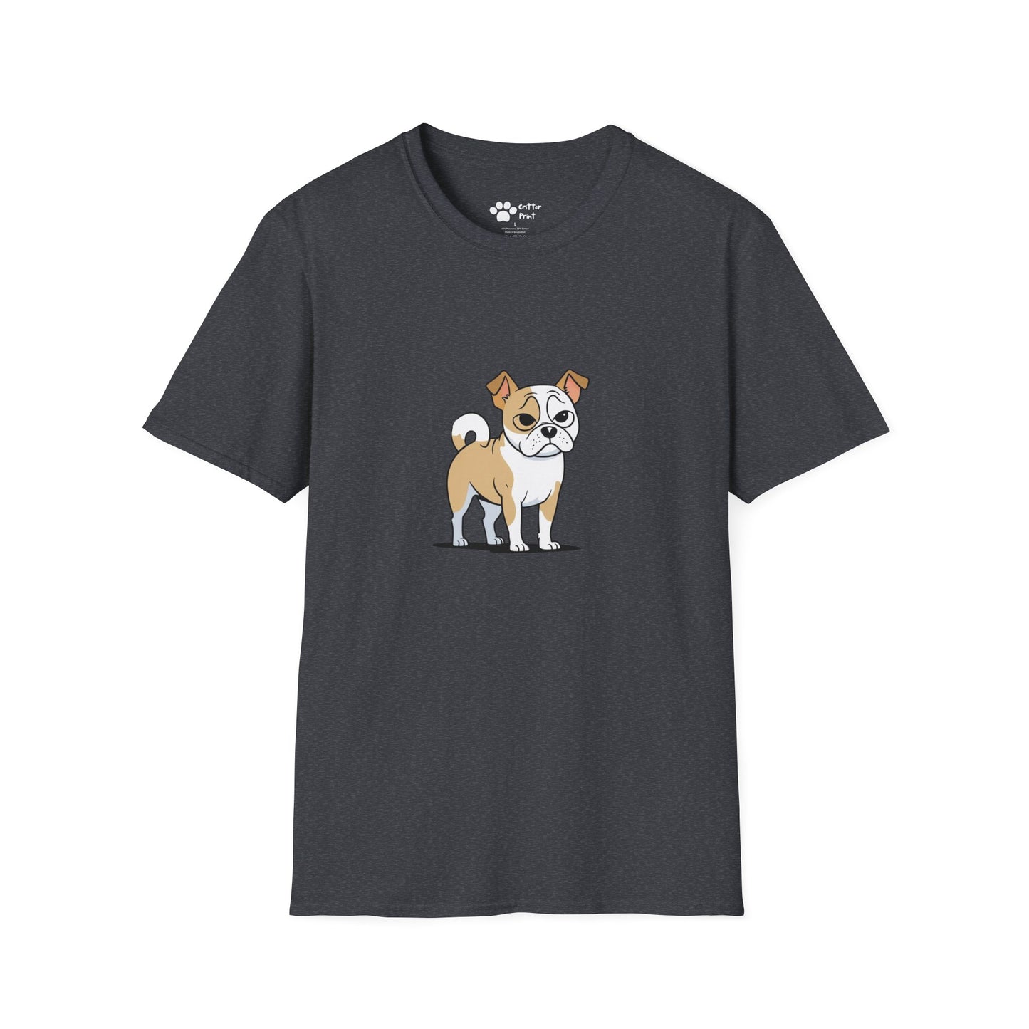 Cartoon Pug Terrier T-Shirt