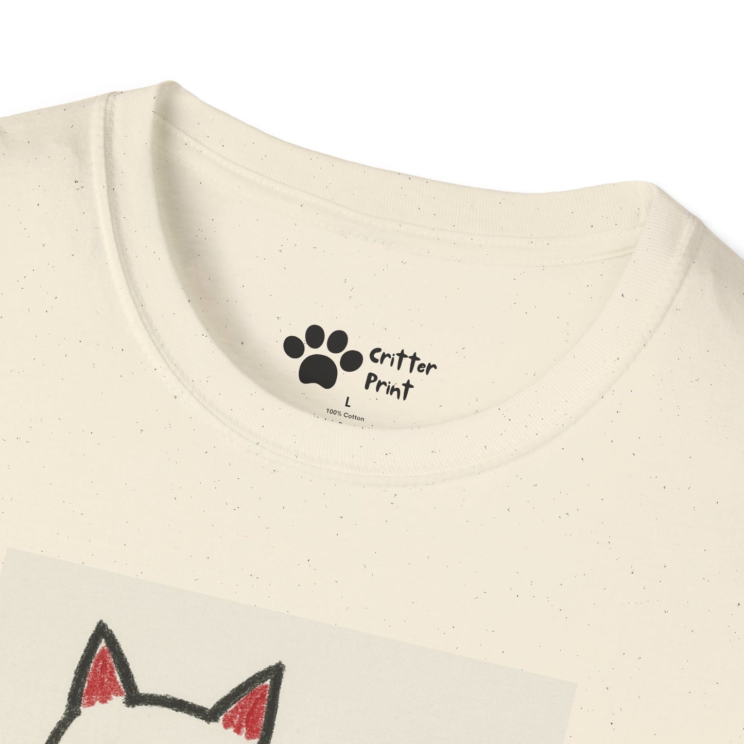 Cat Drawing T-Shirt