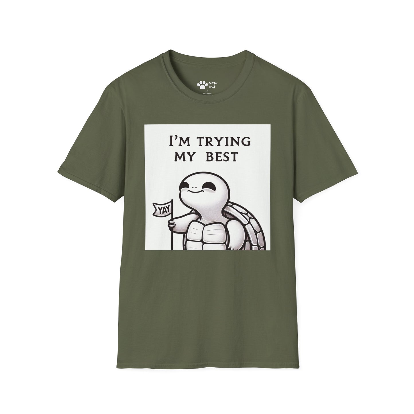 Try Your Best Turtle T-Shirt