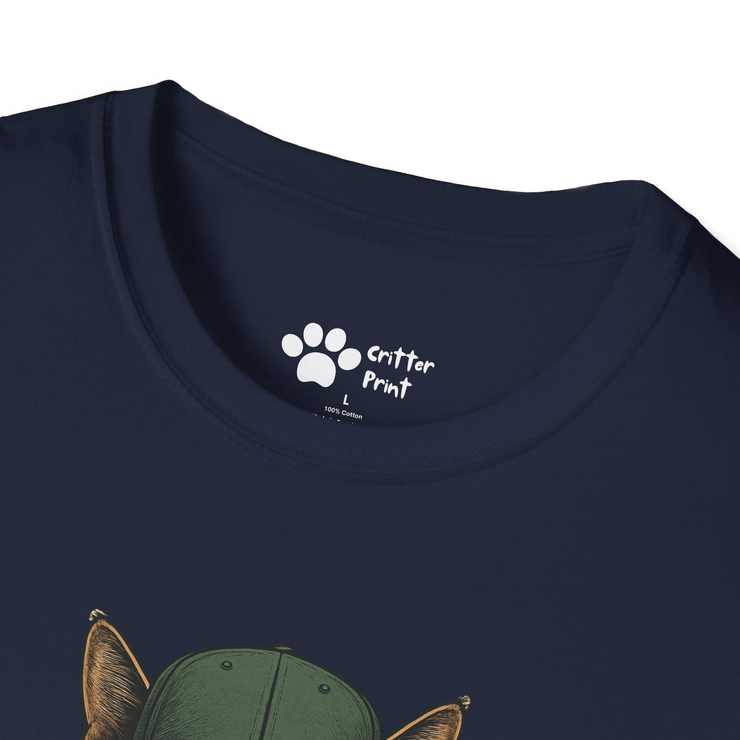 Cat in Green Hat T-Shirt