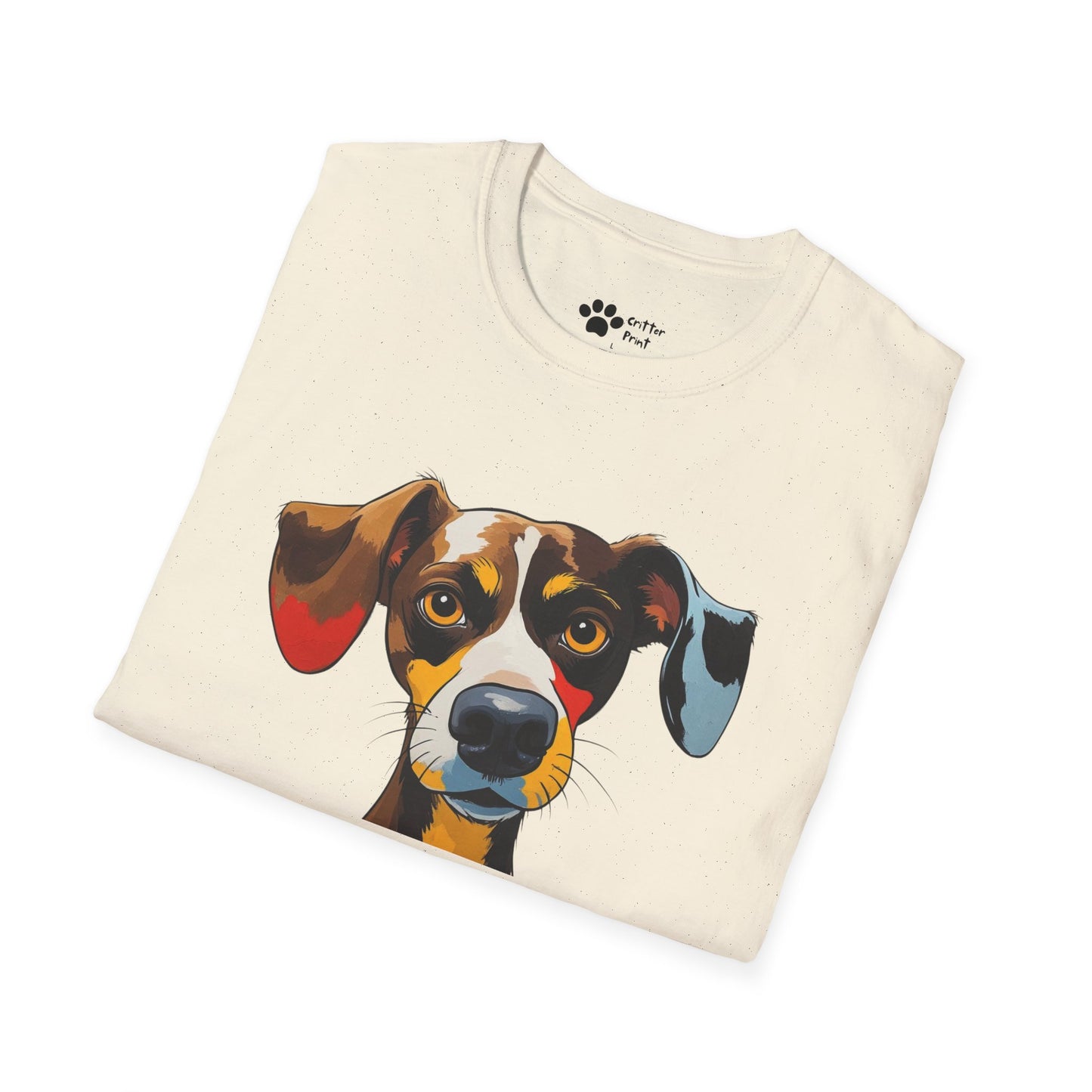 Calm Colorful Dog T-Shirt