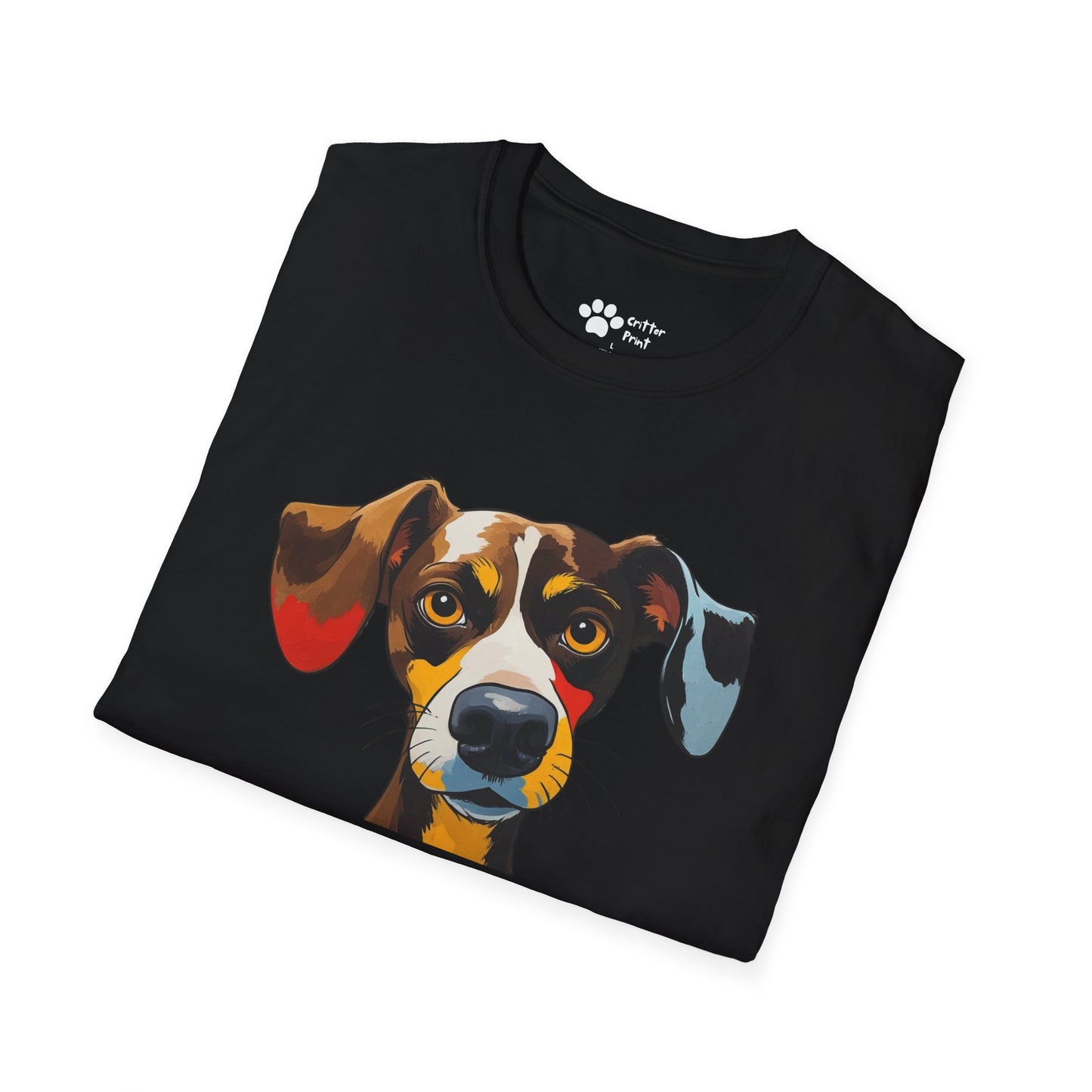 Calm Colorful Dog T-Shirt