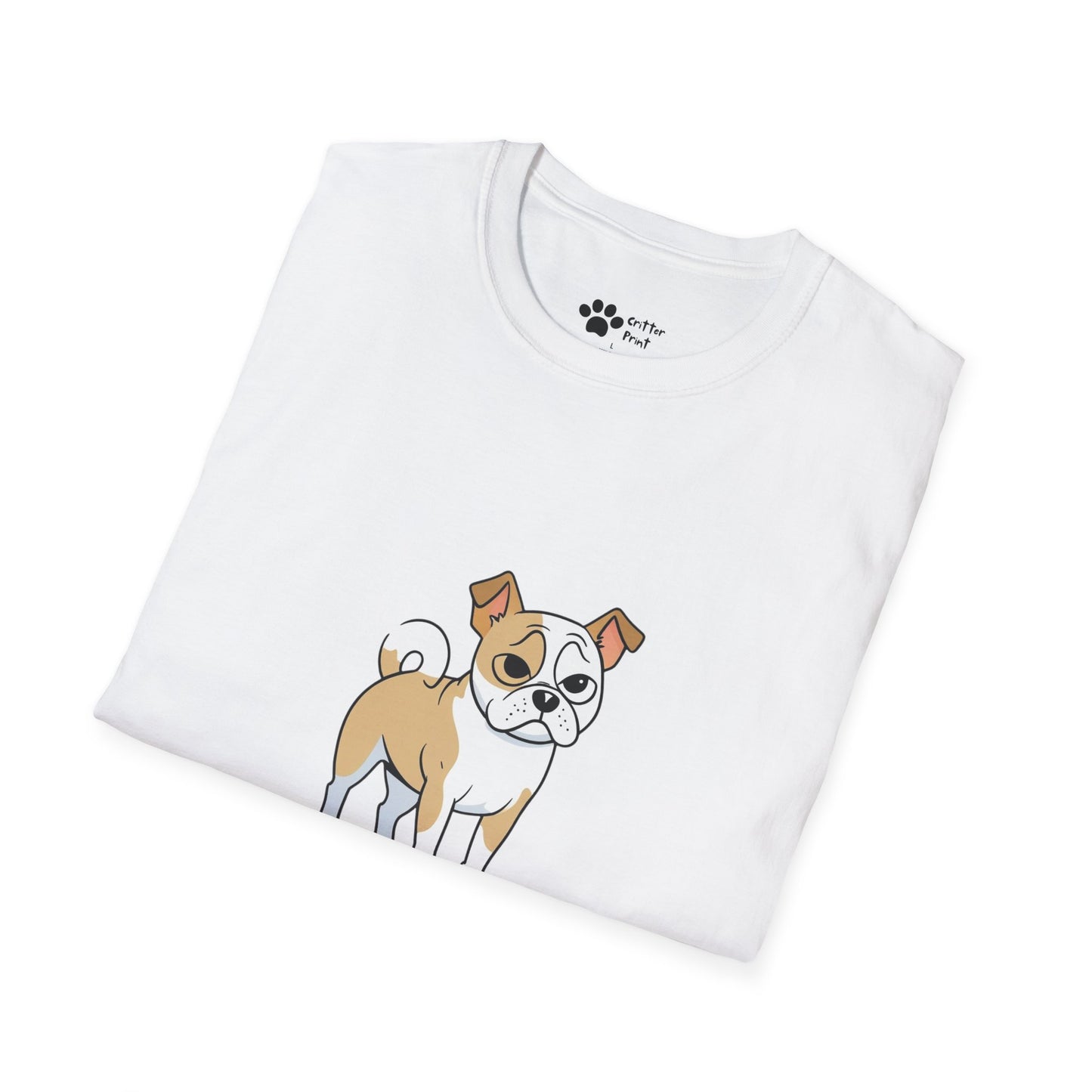 Cartoon Pug Terrier T-Shirt