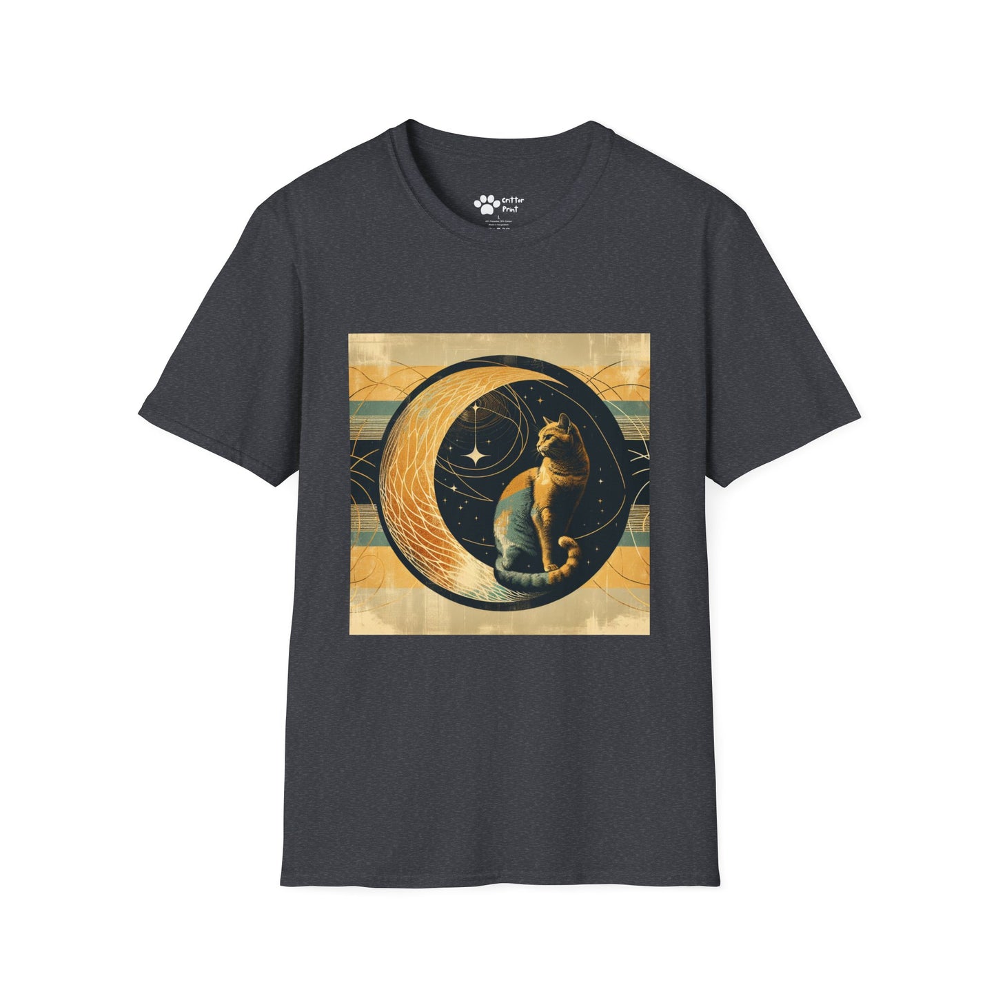 Vintage Moon Cat T-Shirt