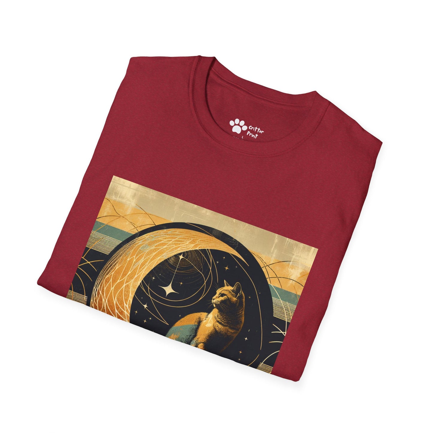 Vintage Moon Cat T-Shirt