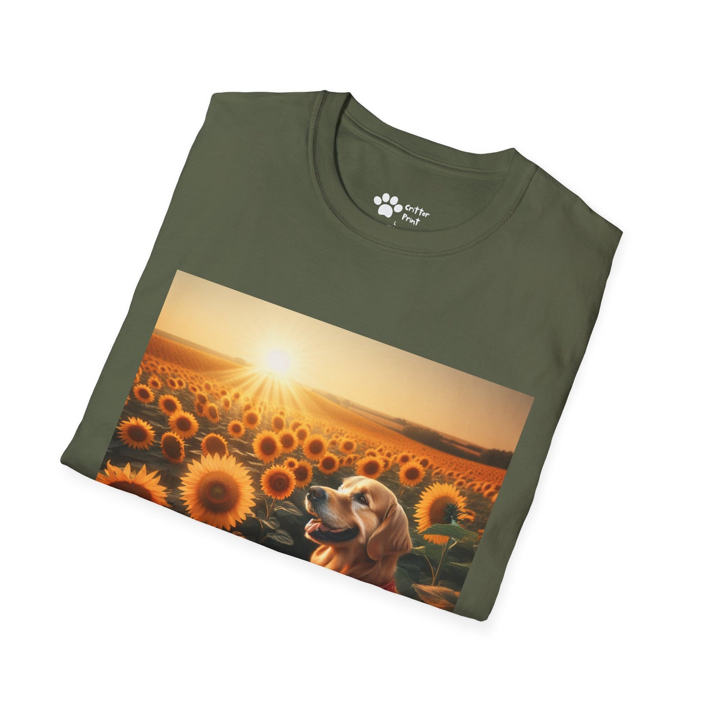 Sunflower Dog T-Shirt