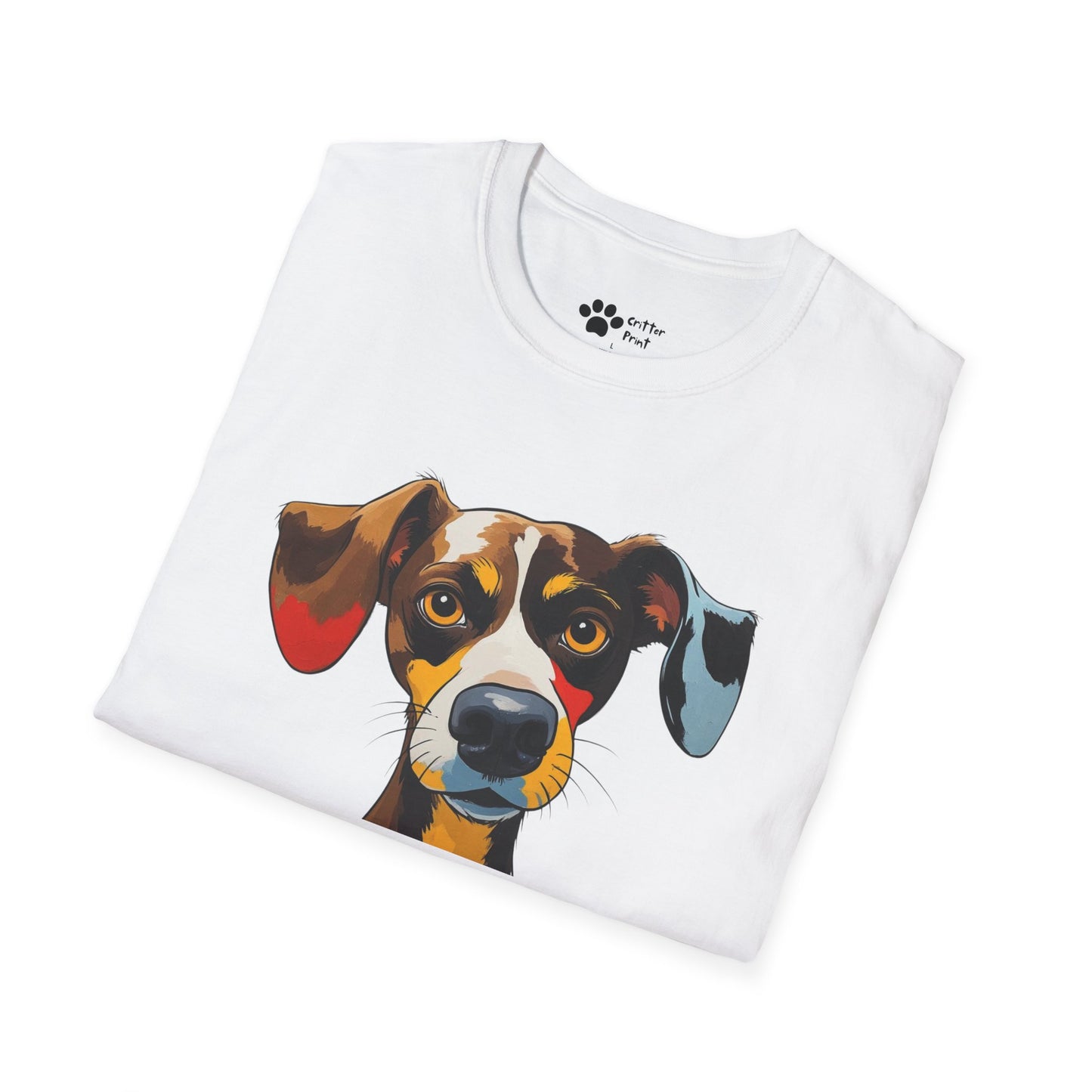 Calm Colorful Dog T-Shirt