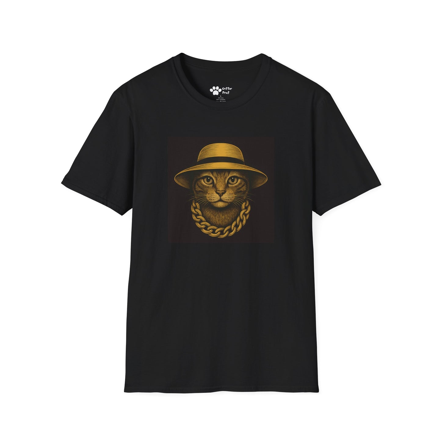 Chic Chain Cat T-Shirt