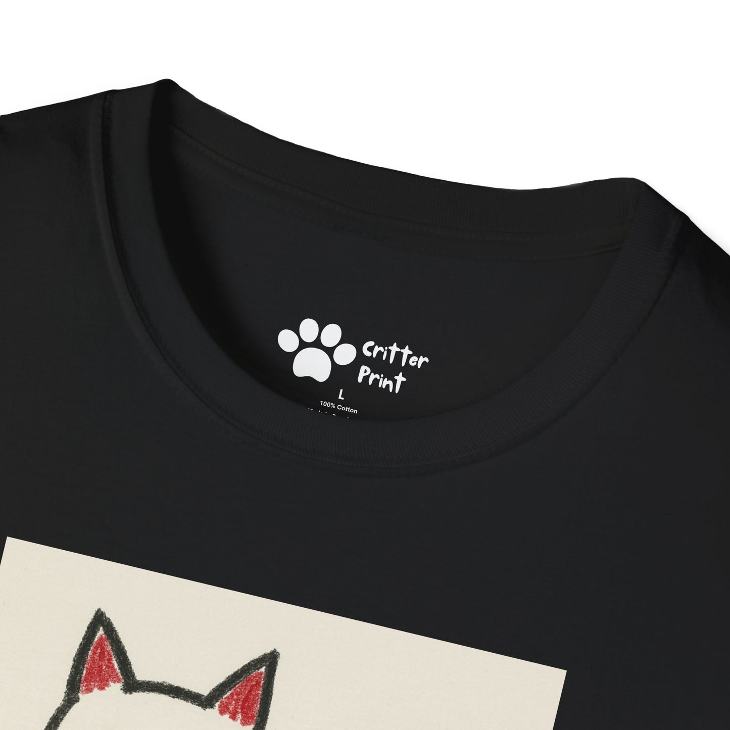 Cat Drawing T-Shirt