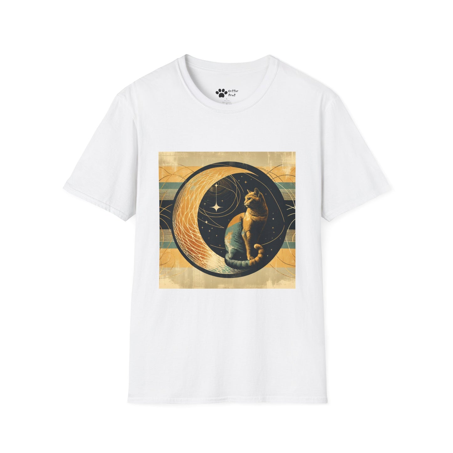 Vintage Moon Cat T-Shirt