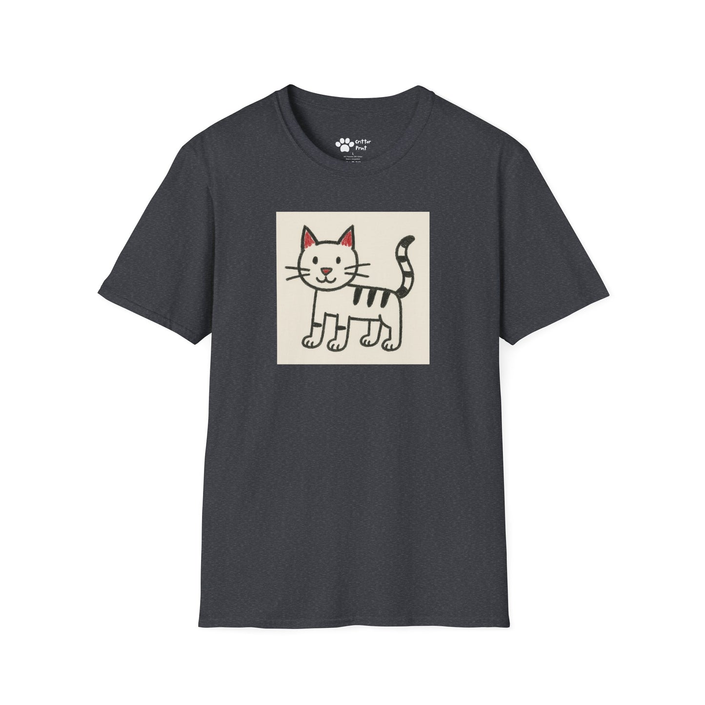 Cat Drawing T-Shirt