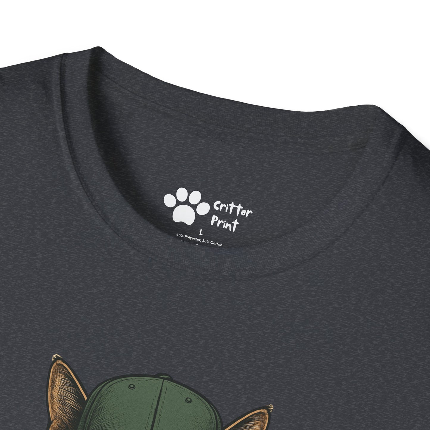 Cat in Green Hat T-Shirt