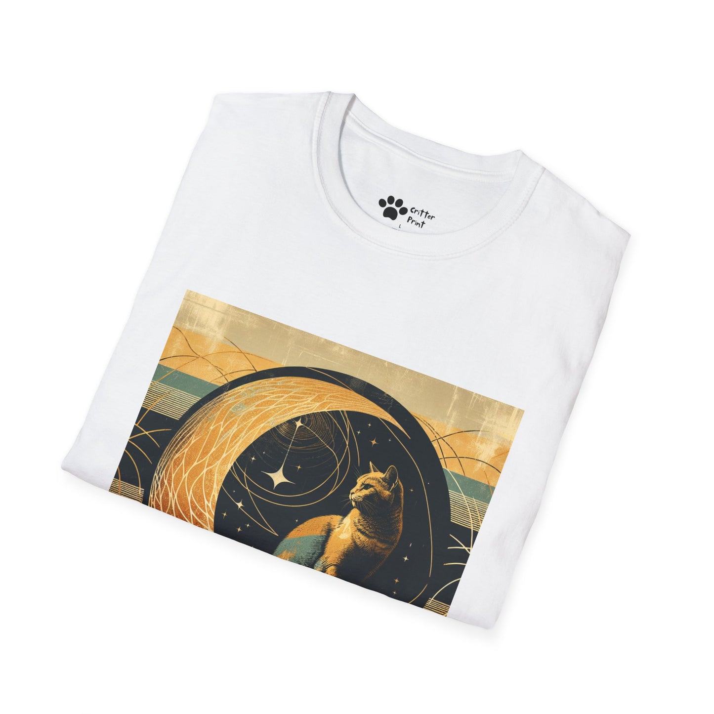 Vintage Moon Cat T-Shirt