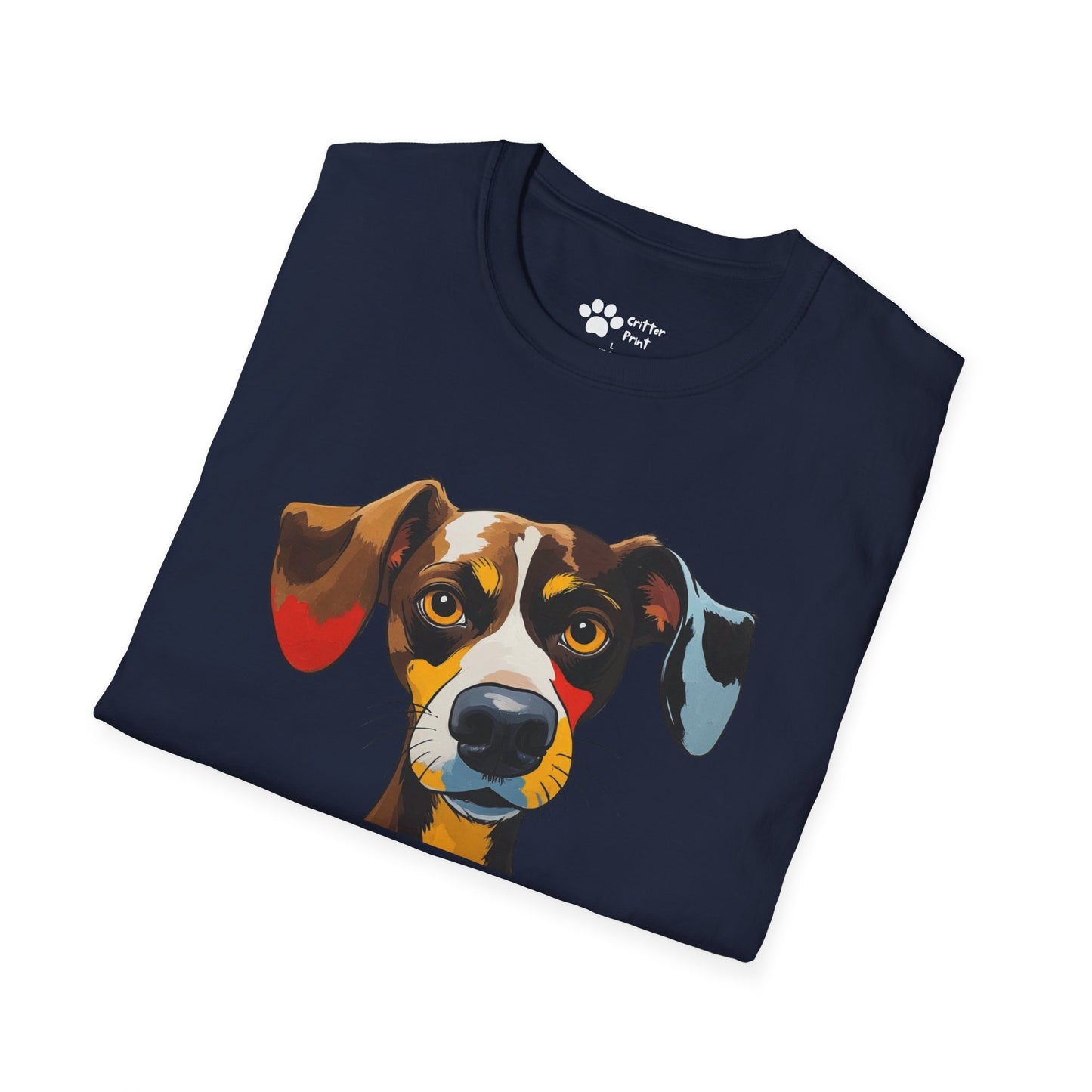 Calm Colorful Dog T-Shirt
