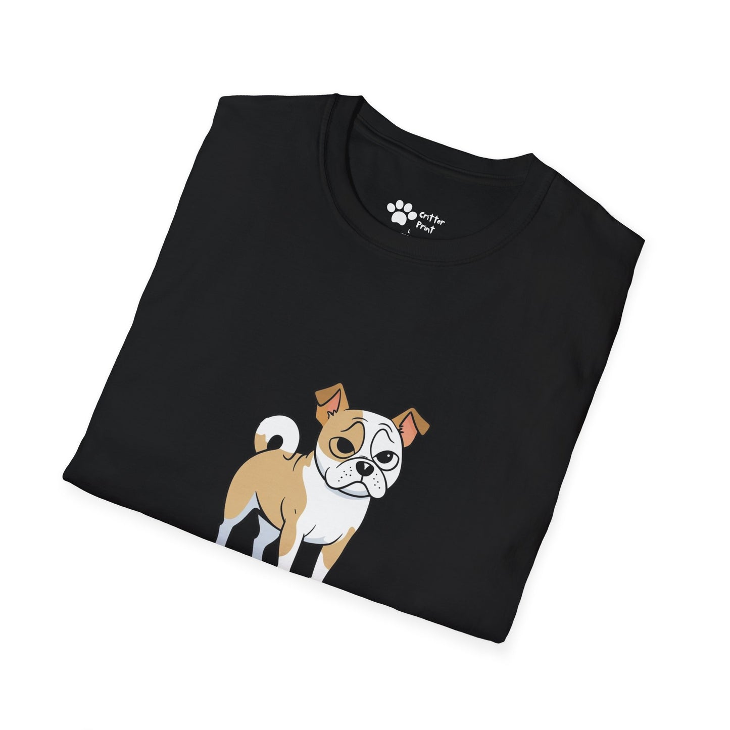 Cartoon Pug Terrier T-Shirt