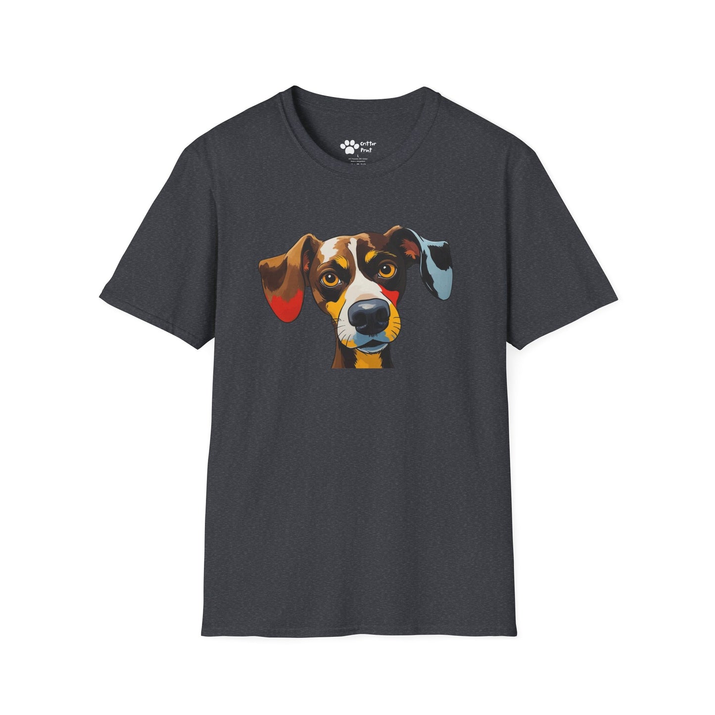 Calm Colorful Dog T-Shirt