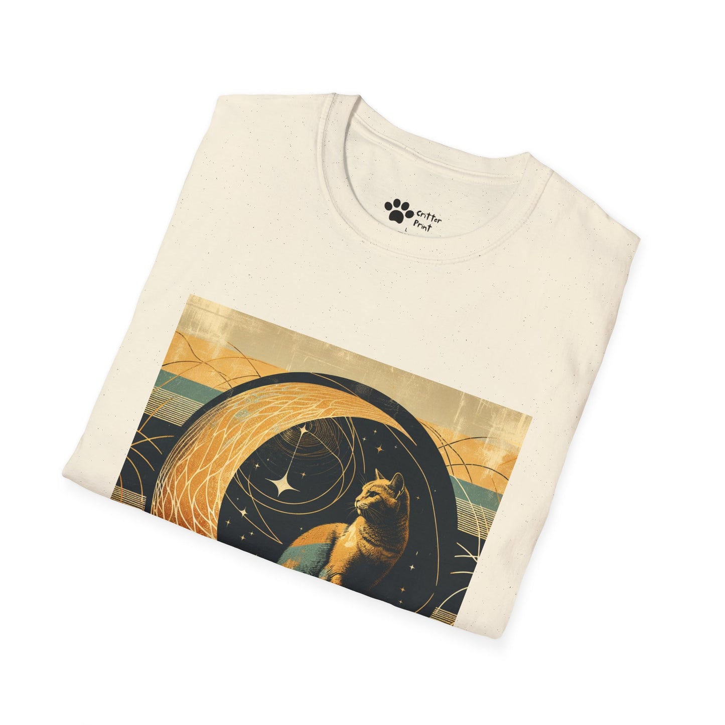 Vintage Moon Cat T-Shirt