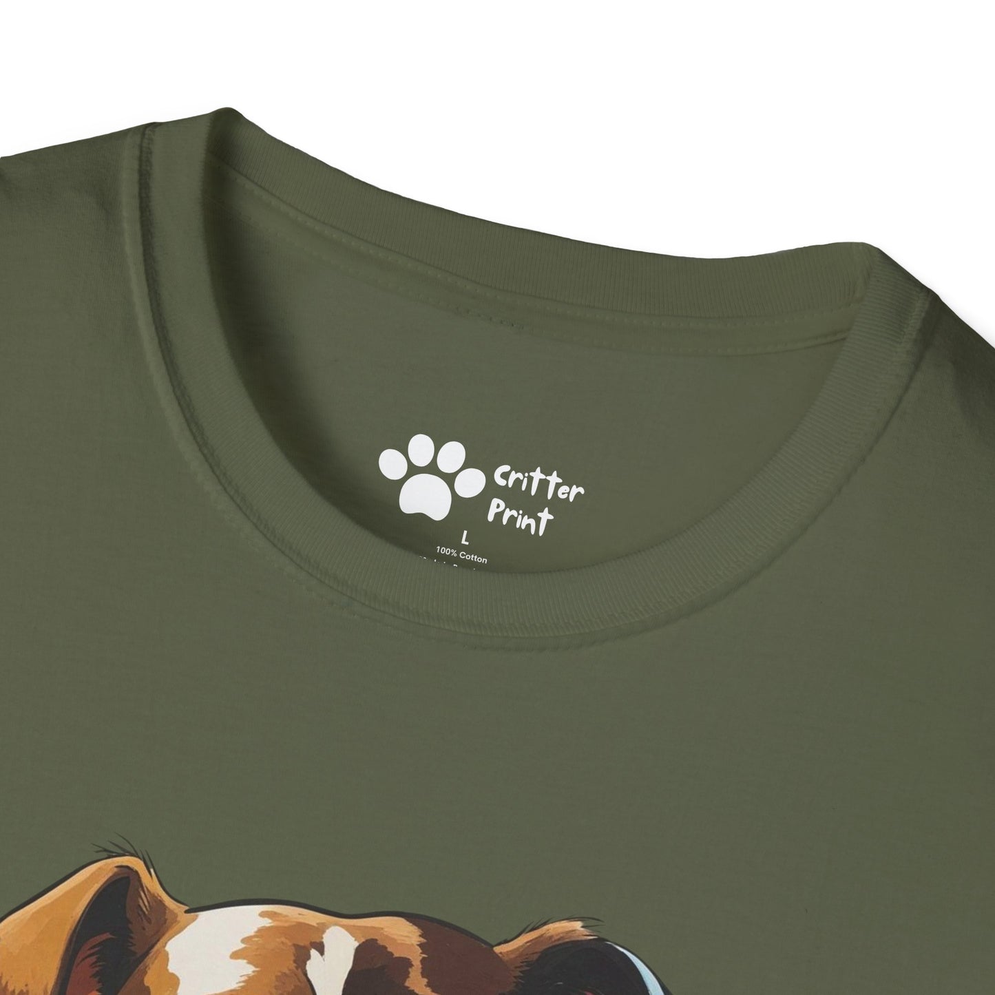 Calm Colorful Dog T-Shirt