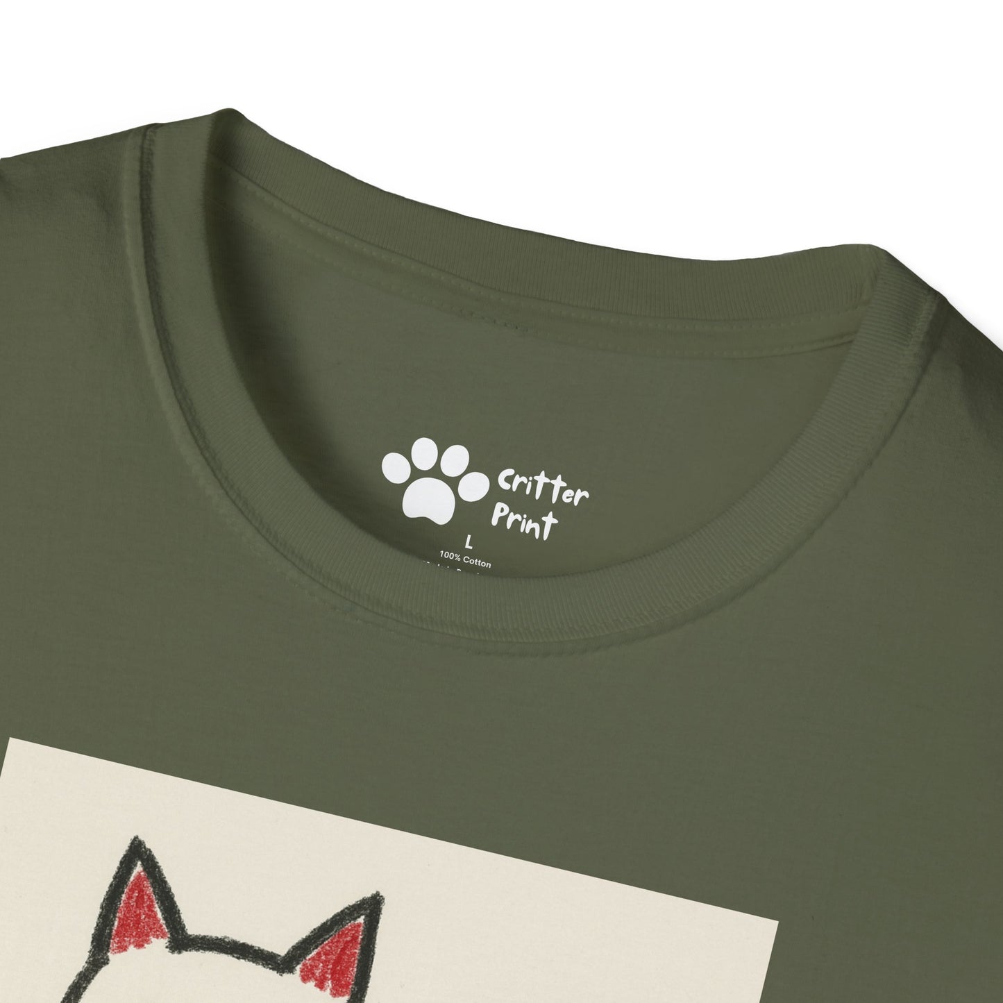 Cat Drawing T-Shirt