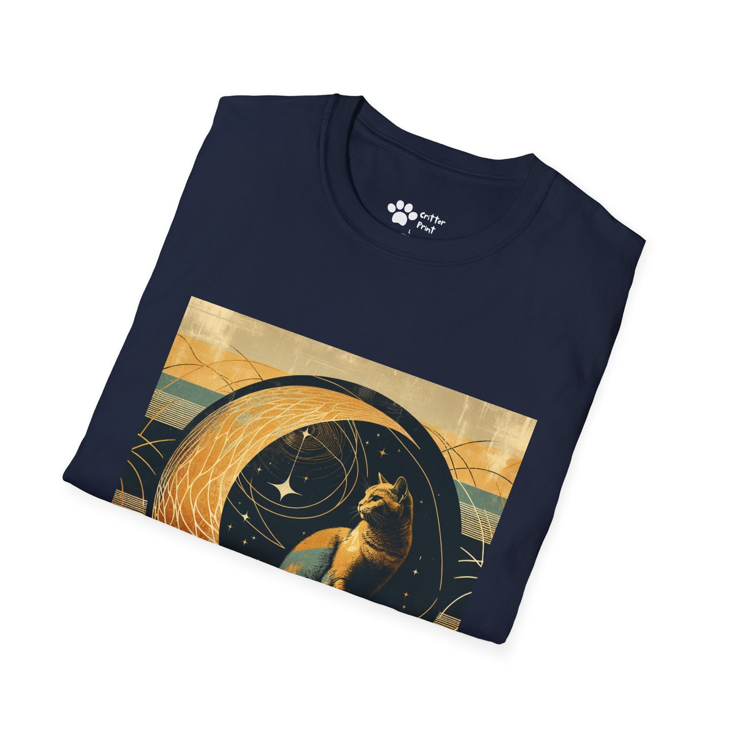 Vintage Moon Cat T-Shirt