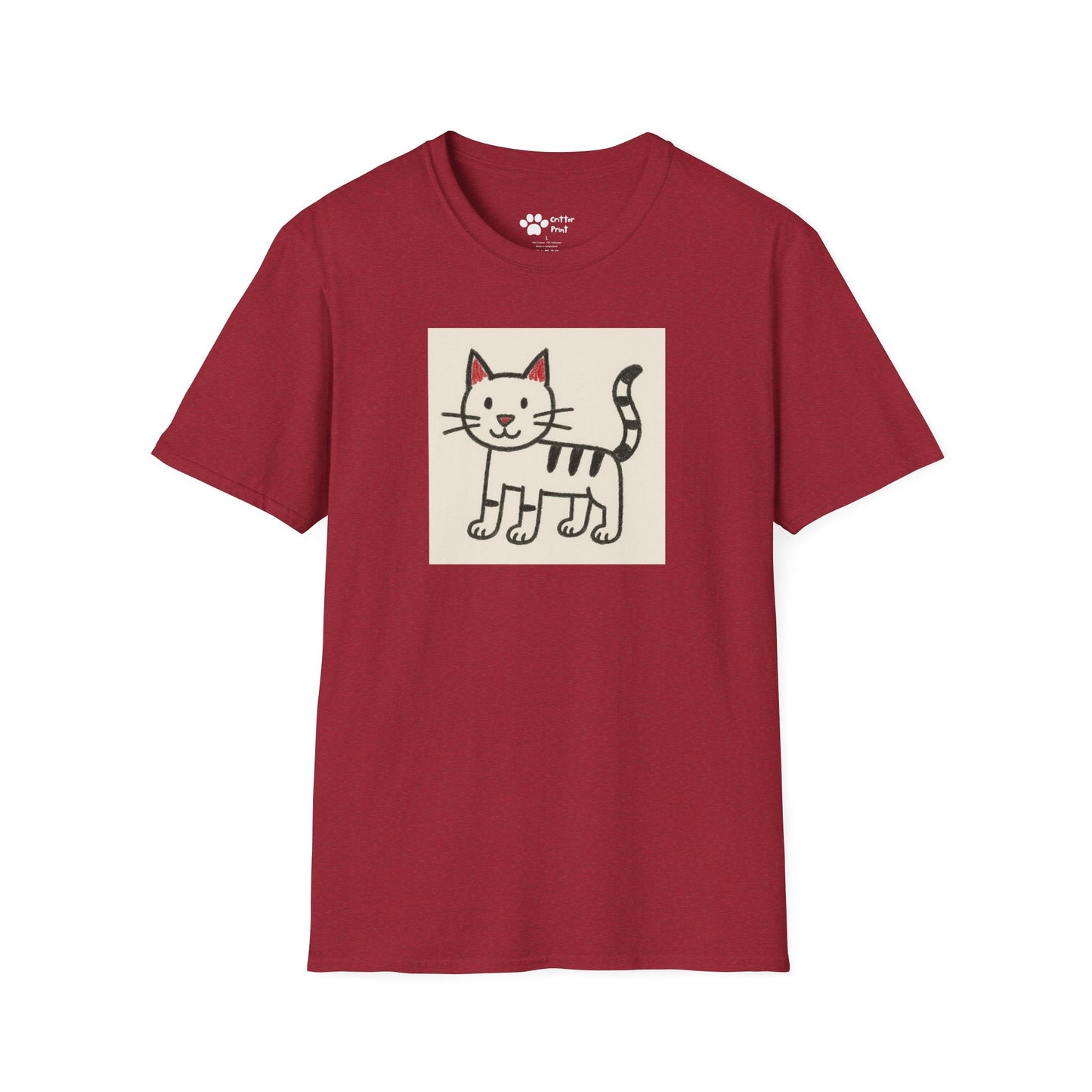 Cat Drawing T-Shirt