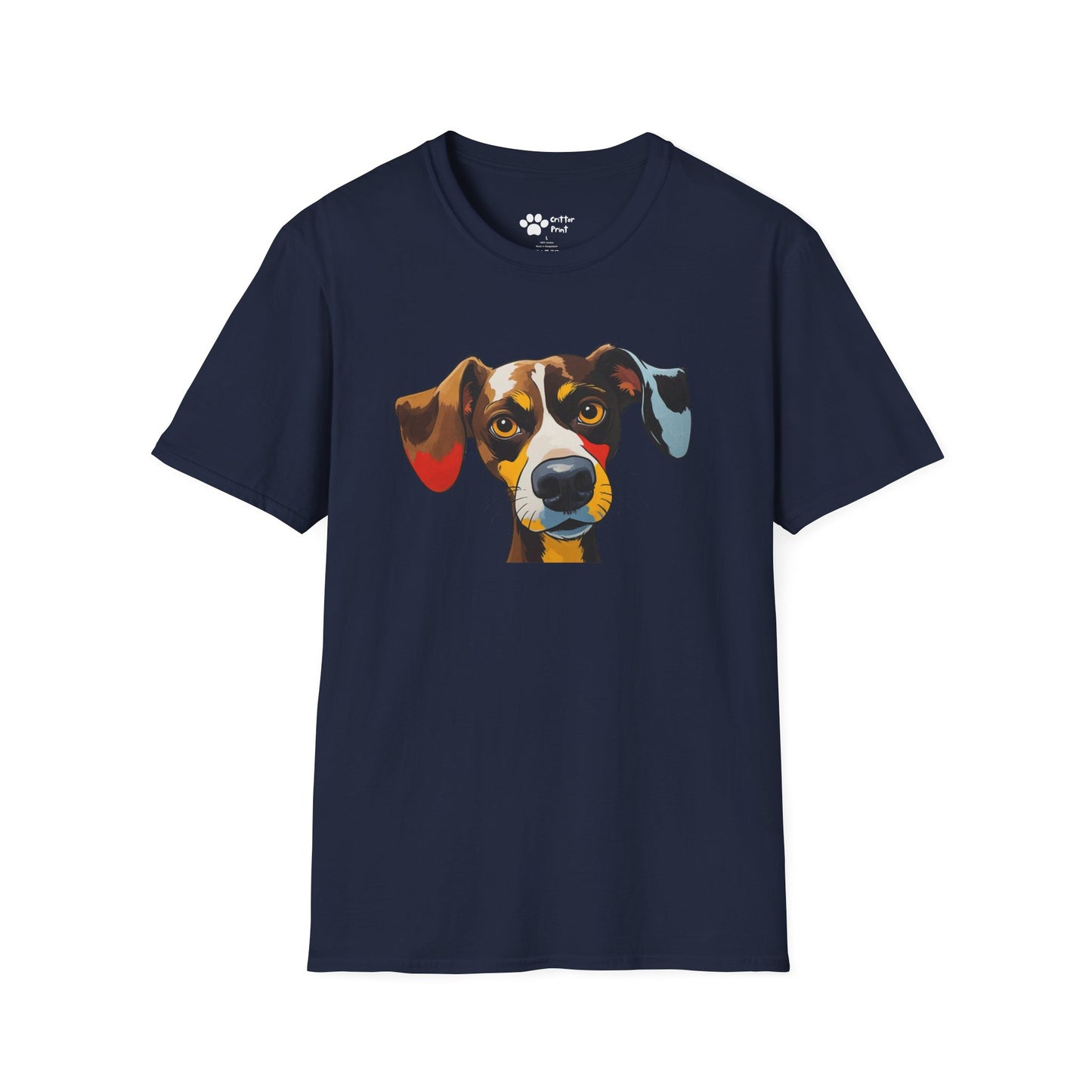 Calm Colorful Dog T-Shirt