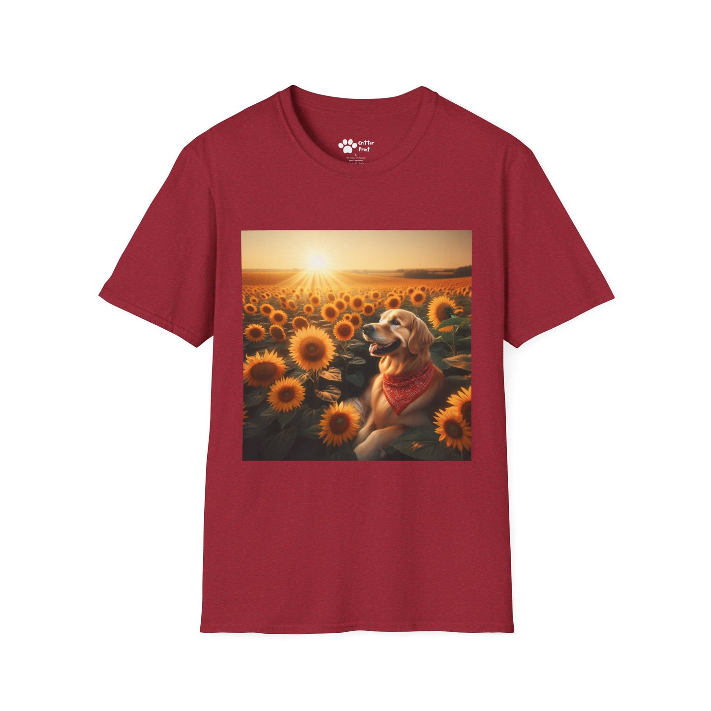 Sunflower Dog T-Shirt