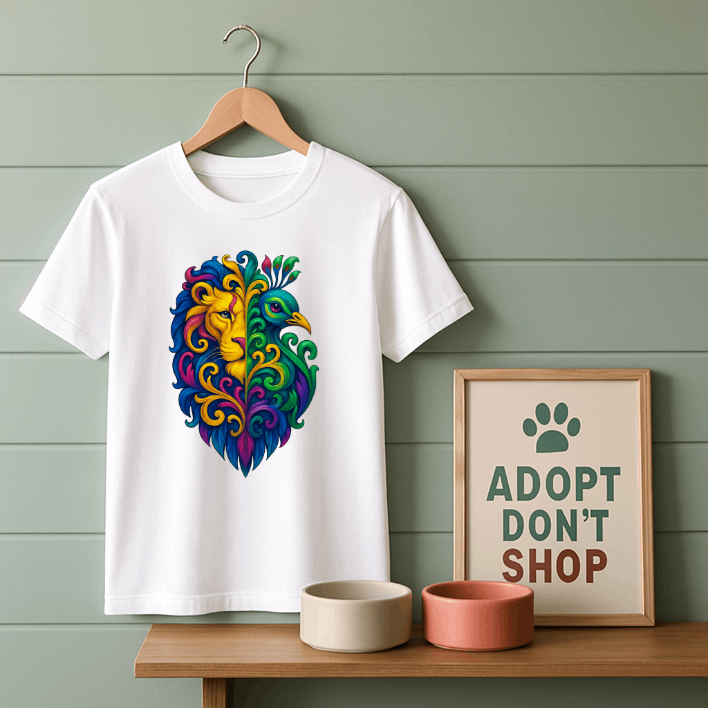 Lion and Peacock T-Shirt
