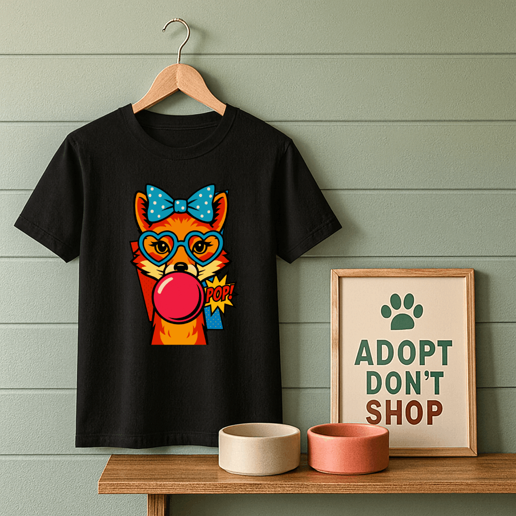 Pop Art Fox T-Shirt