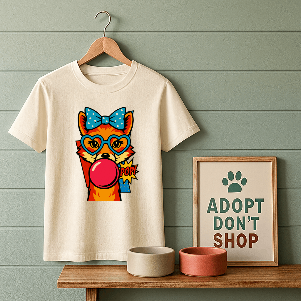 Pop Art Fox T-Shirt