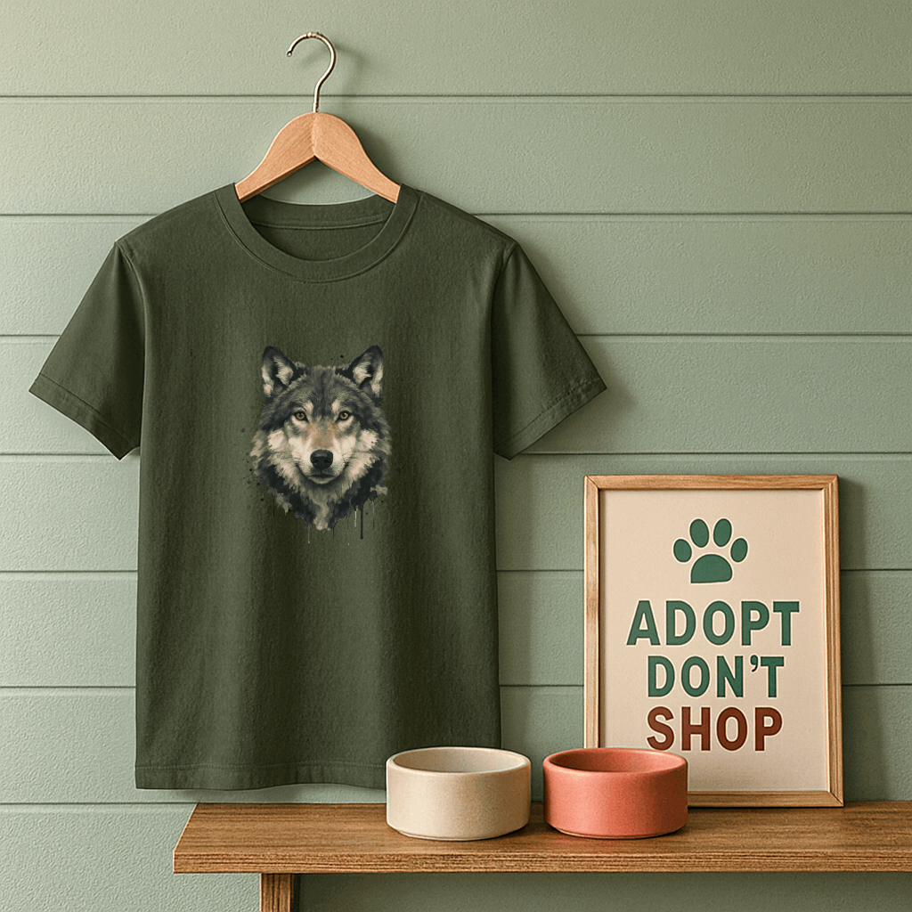 Watercolor Wolf T-Shirt