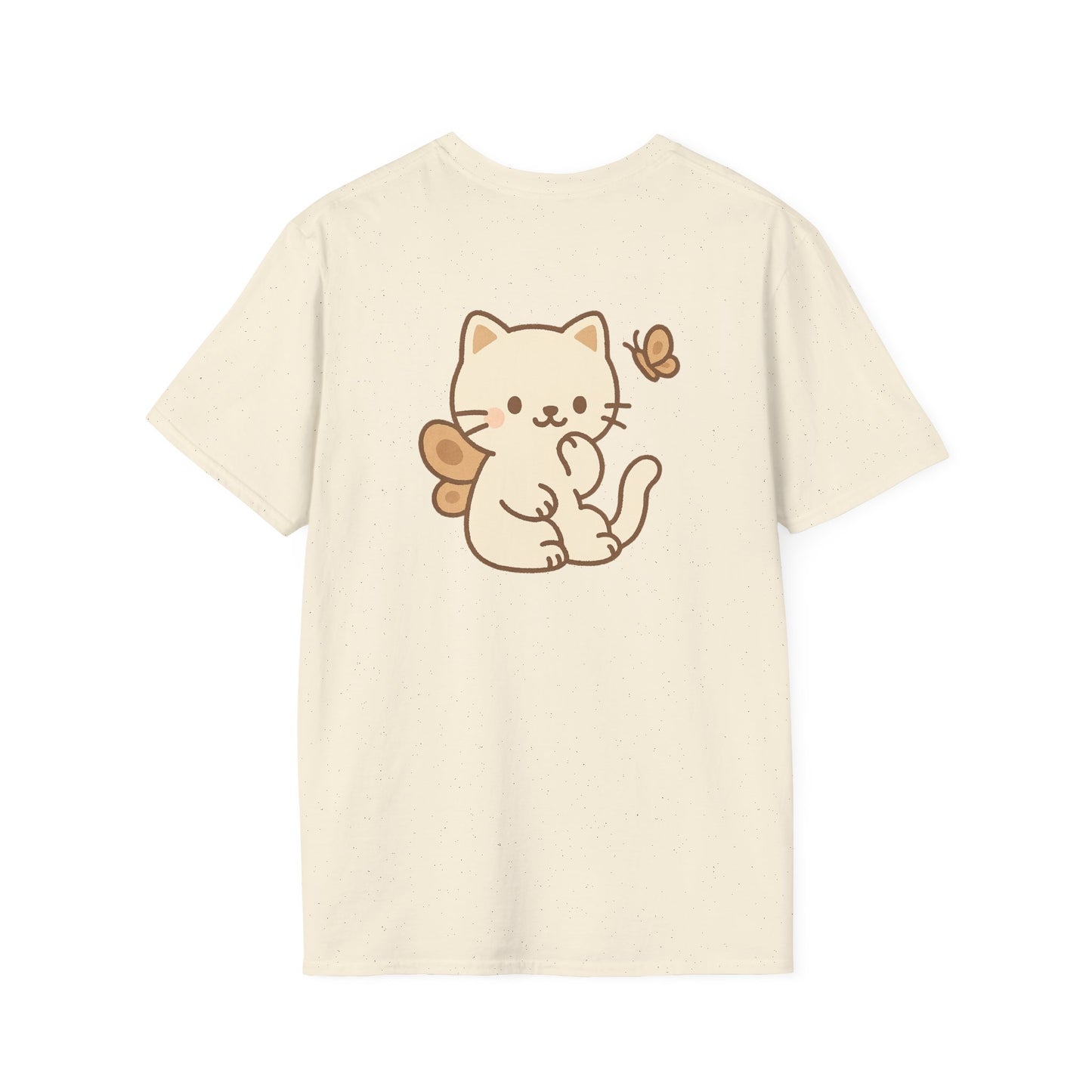 Butterfly Cat Back Logo T-Shirt