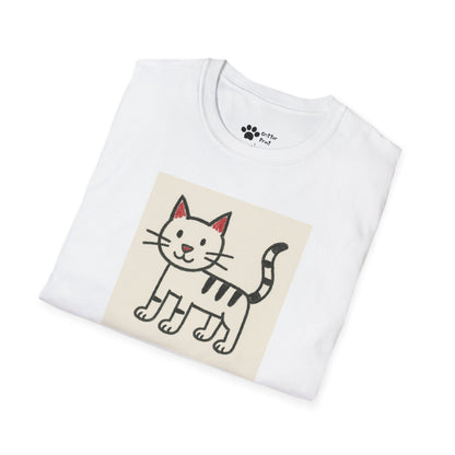 Cat Drawing T-Shirt