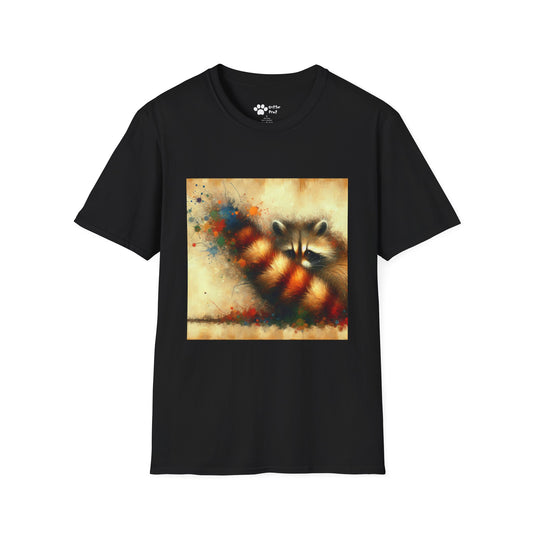 Abstract Raccoon T-Shirt