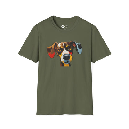 Calm Colorful Dog T-Shirt