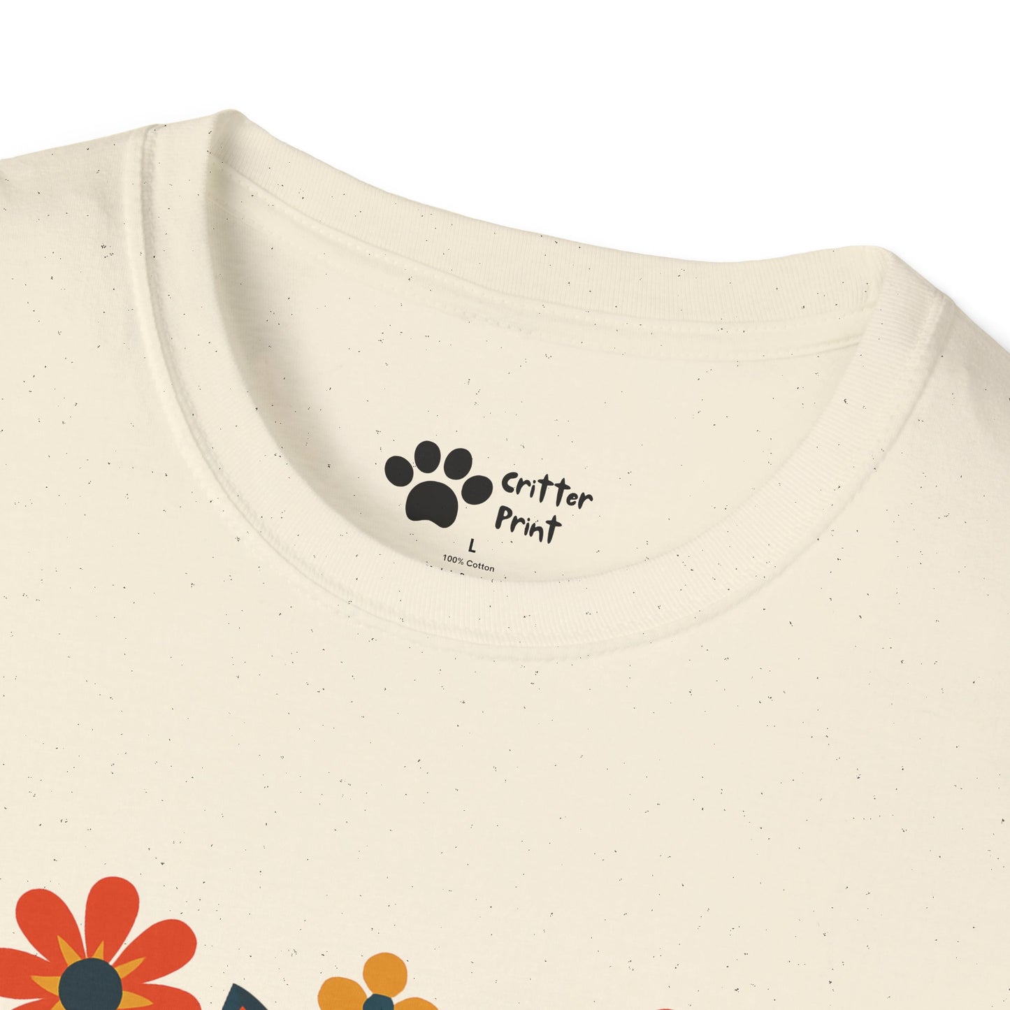 Whimsical Fox and Flowers T-Shirt