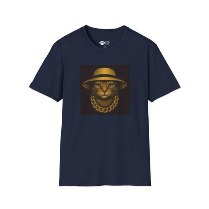 Chic Chain Cat T-Shirt