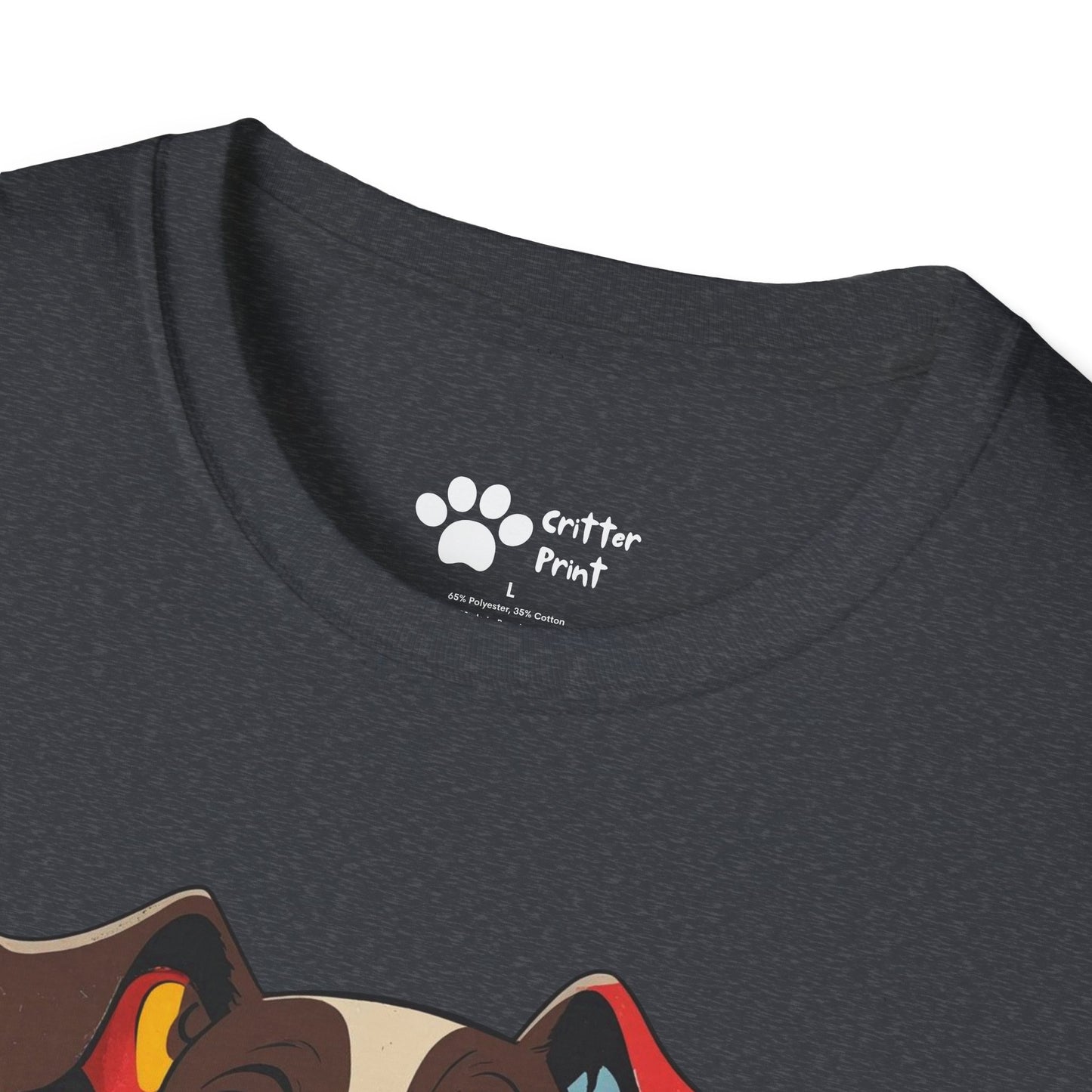 Surprised Colorful Dog T-Shirt