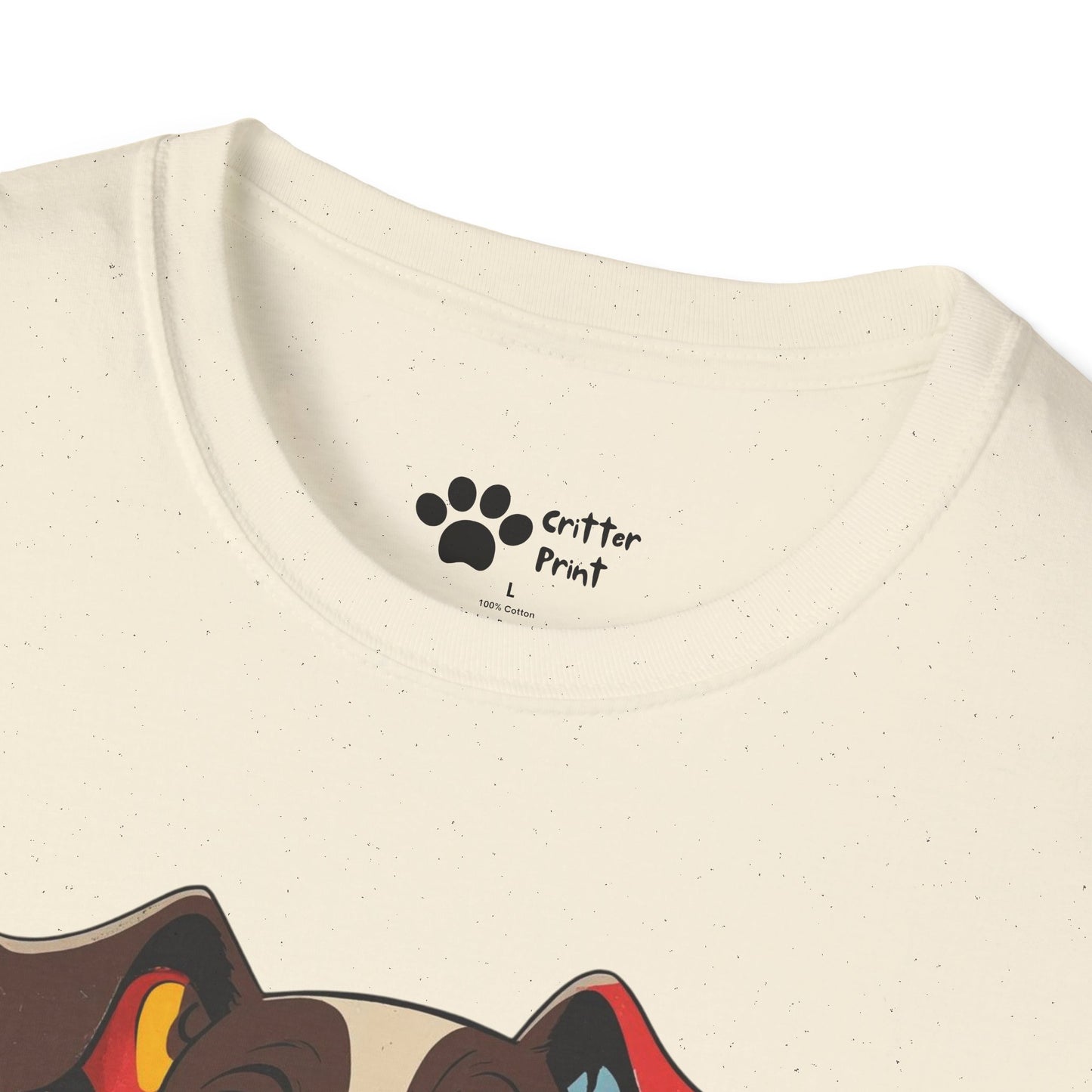 Surprised Colorful Dog T-Shirt