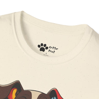 Surprised Colorful Dog T-Shirt