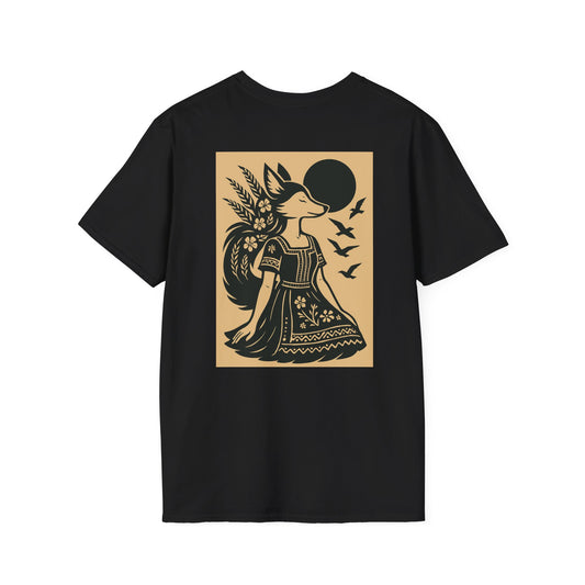 Serene Fox Girl T-Shirt