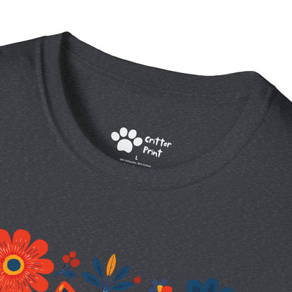 #2 Whimsical Fox and Flowers T-Shirt